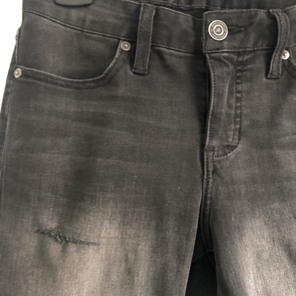 Lauren Conrad Super Skinny Black Wash (Short) Jeans - Picture 3 of 6